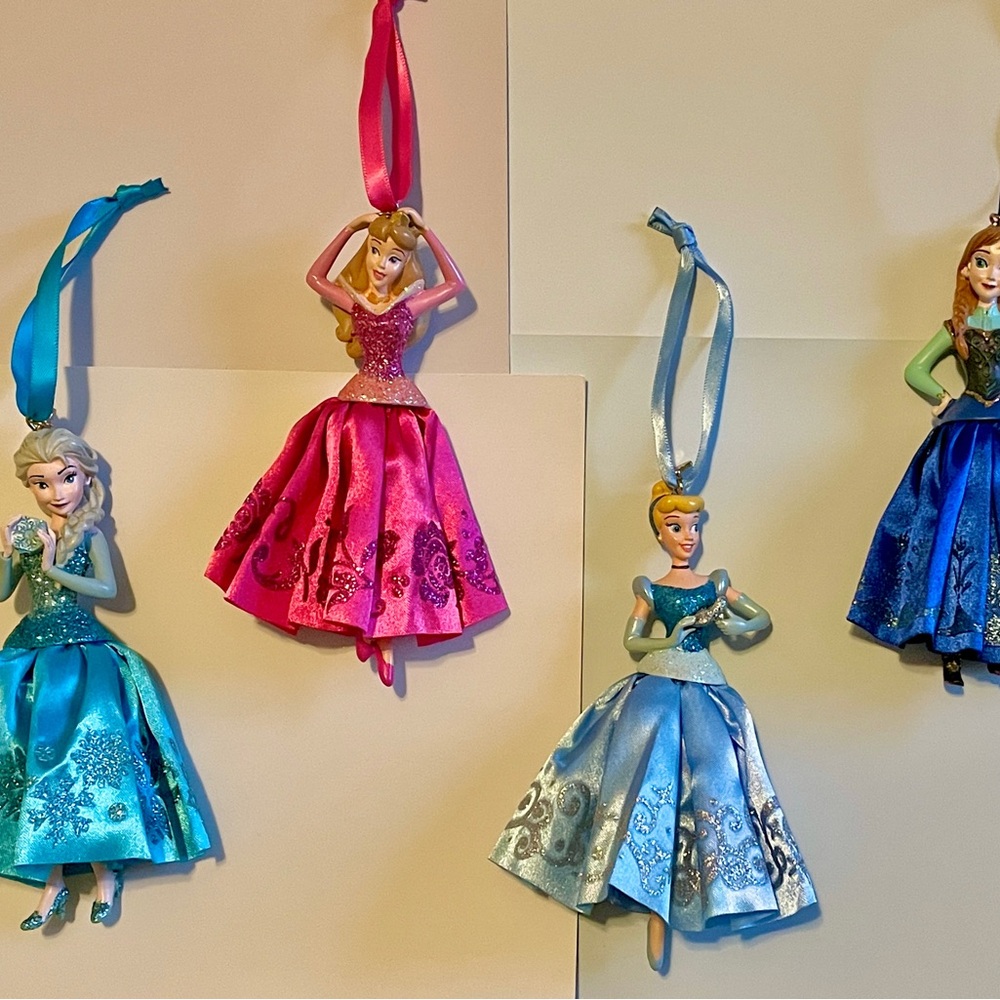 Disney Princess Ornament Set of 4